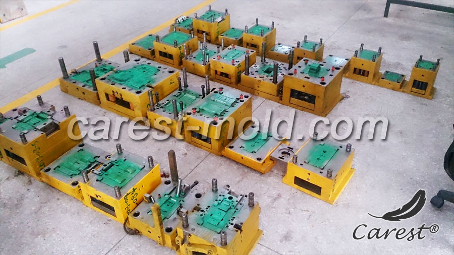 Injection Moulds Prepared For Storage