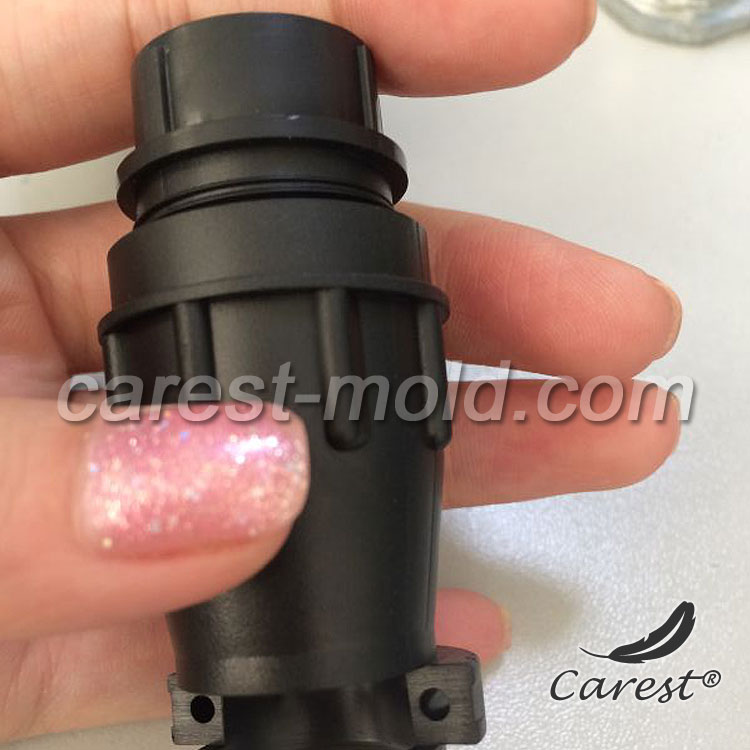 Automotive plastic cable connector
