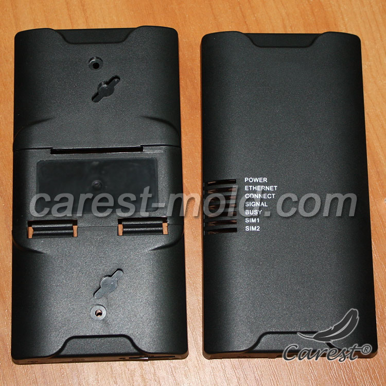 DIN mount router plastic housing